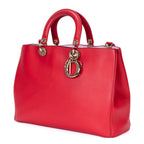 Dior Diorissimo Tote Red Smooth Calfskin — view 2