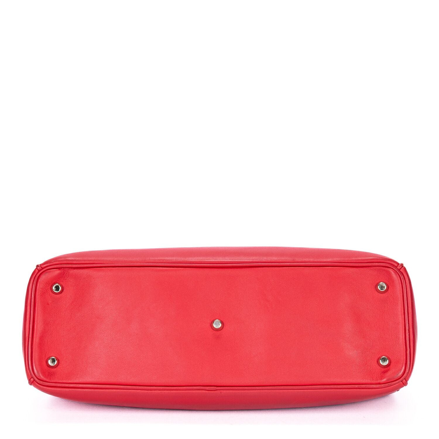 Dior Diorissimo Tote Red Smooth Calfskin — view 6