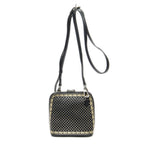 Gucci Mini Guccy Dome Crossbody Black Logo Stars Printed Leathera — view 5