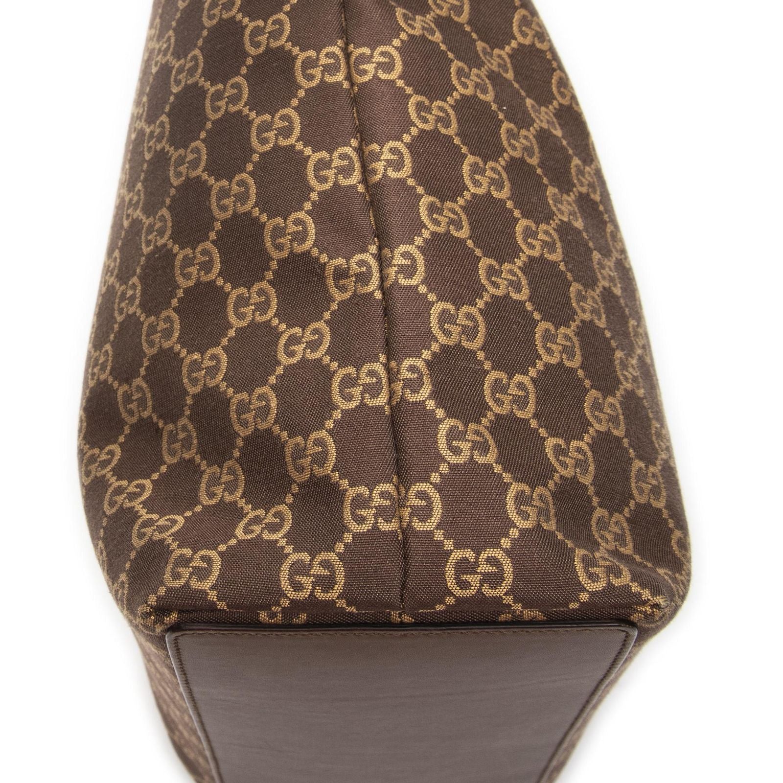 Gucci Long Tote Brown GG Canvas — view 8