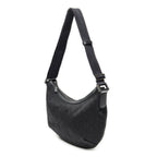 Gucci Half Moon Zip Messenger Black GG Canvas — view 2
