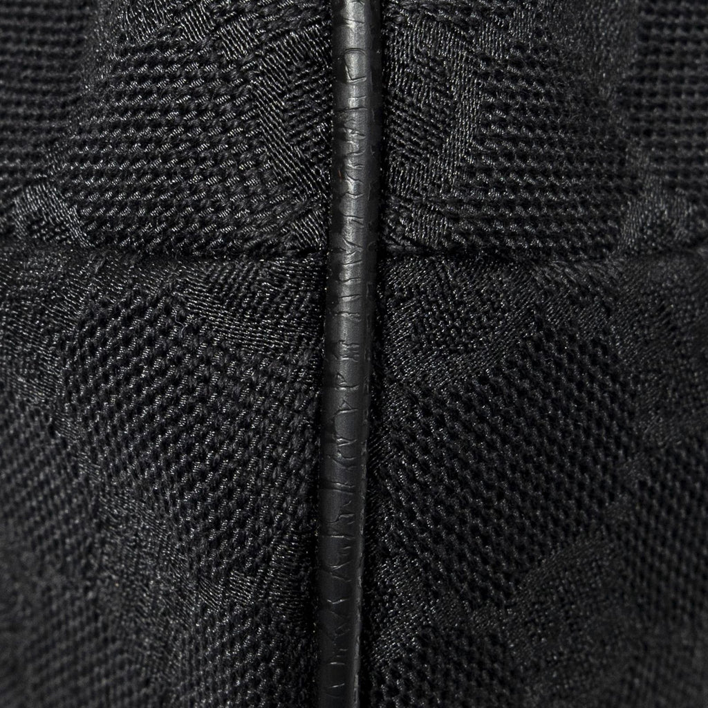 Gucci Half Moon Zip Messenger Black GG Canvas — view 7