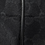 Gucci Half Moon Zip Messenger Black GG Canvas — view 7