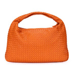 Bottega Veneta la Jiho Bo Orange Intrecha to Leather Handbag — view 5
