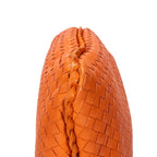 Bottega Veneta la Jiho Bo Orange Intrecha to Leather Handbag — view 7