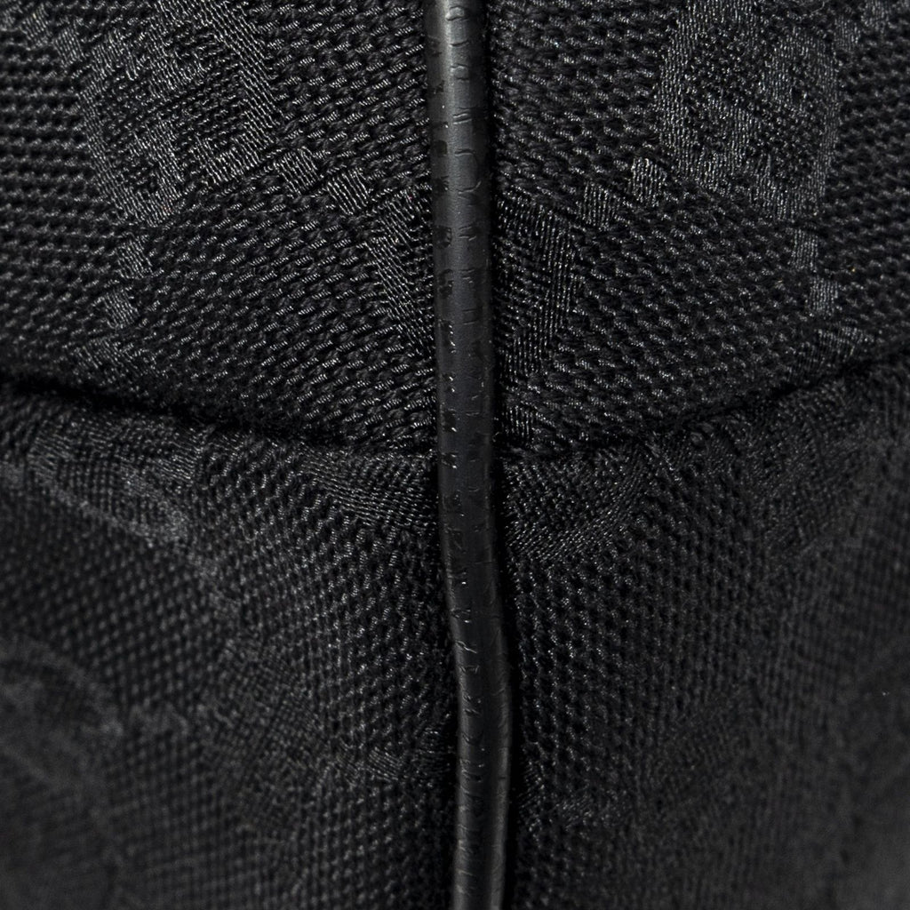 Gucci Half Moon Zip Messenger Black GG Canvas — view 8