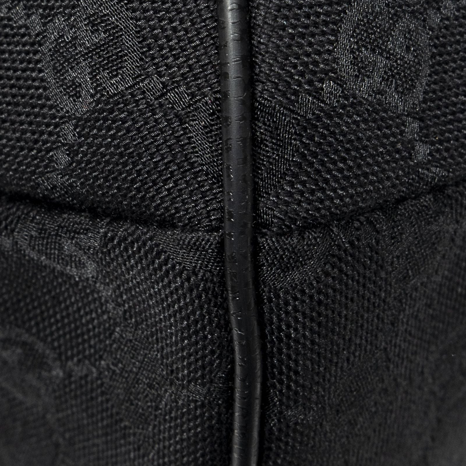 Gucci Half Moon Zip Messenger Black GG Canvas — view 8