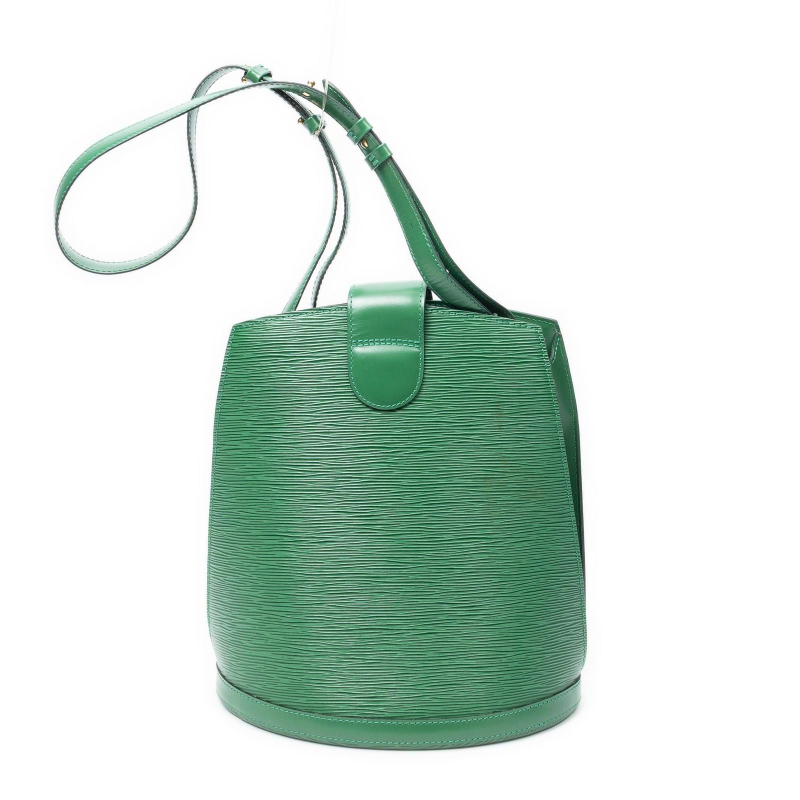 Louis Vuitton Cluny Green Epi Shoulder — view 5