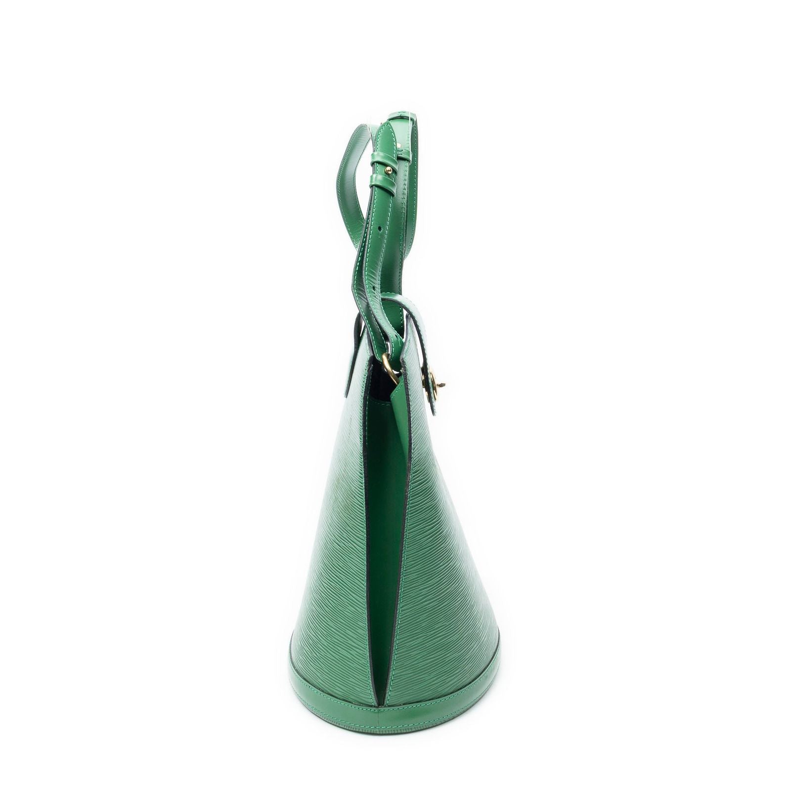 Louis Vuitton Cluny Green Epi Shoulder — view 4