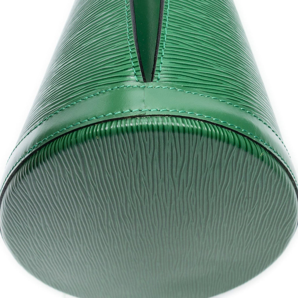 Louis Vuitton Cluny Green Epi Shoulder — view 8