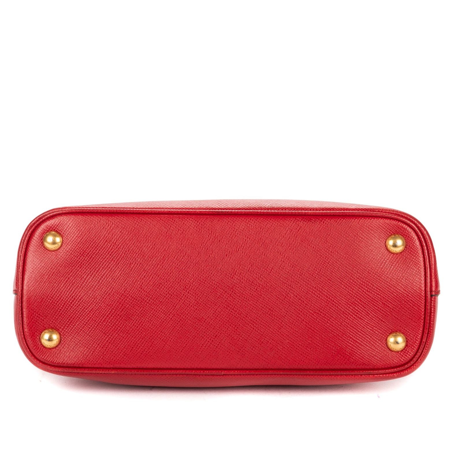 Prada Smo le Zip Promna de Red Viterodino Shoulder — view 6