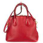 Prada Smo le Zip Promna de Red Viterodino Shoulder — view 5