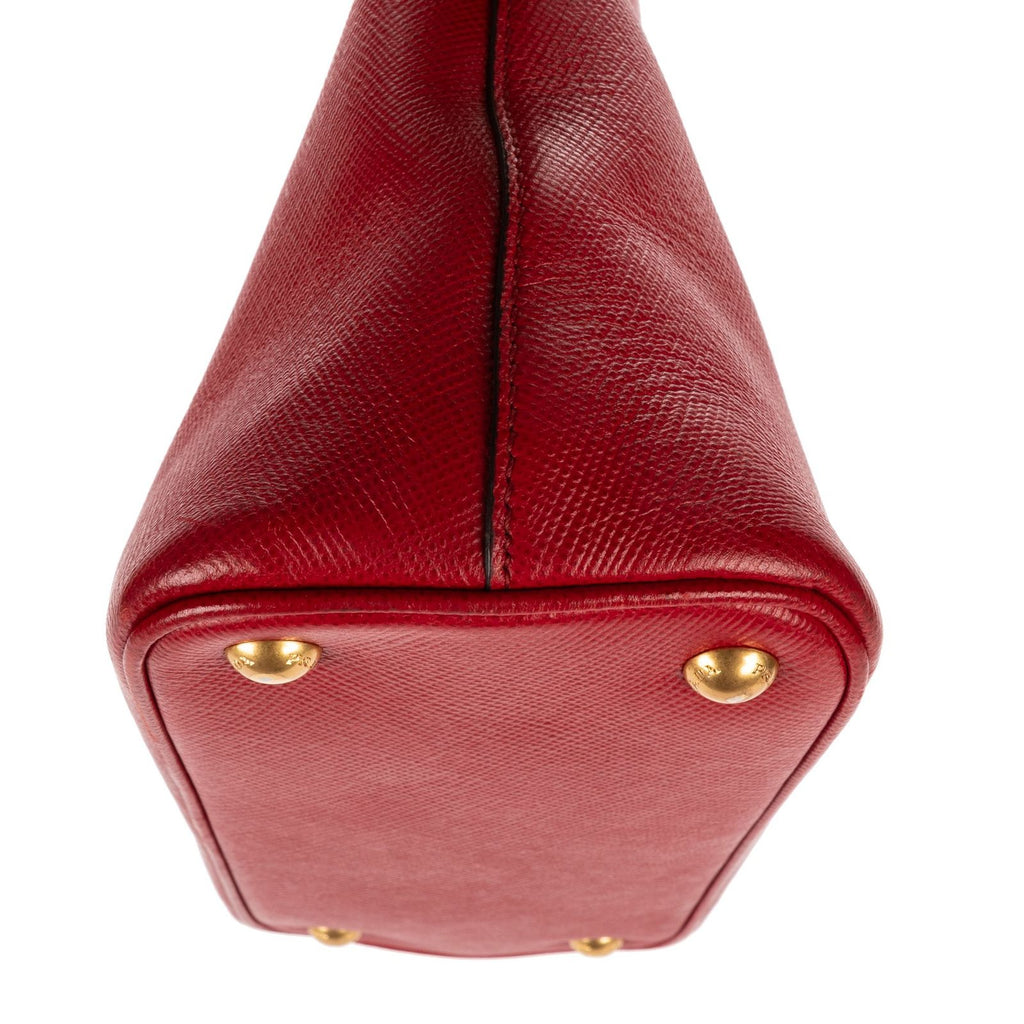 Prada Smo le Zip Promna de Red Viterodino Shoulder — view 8