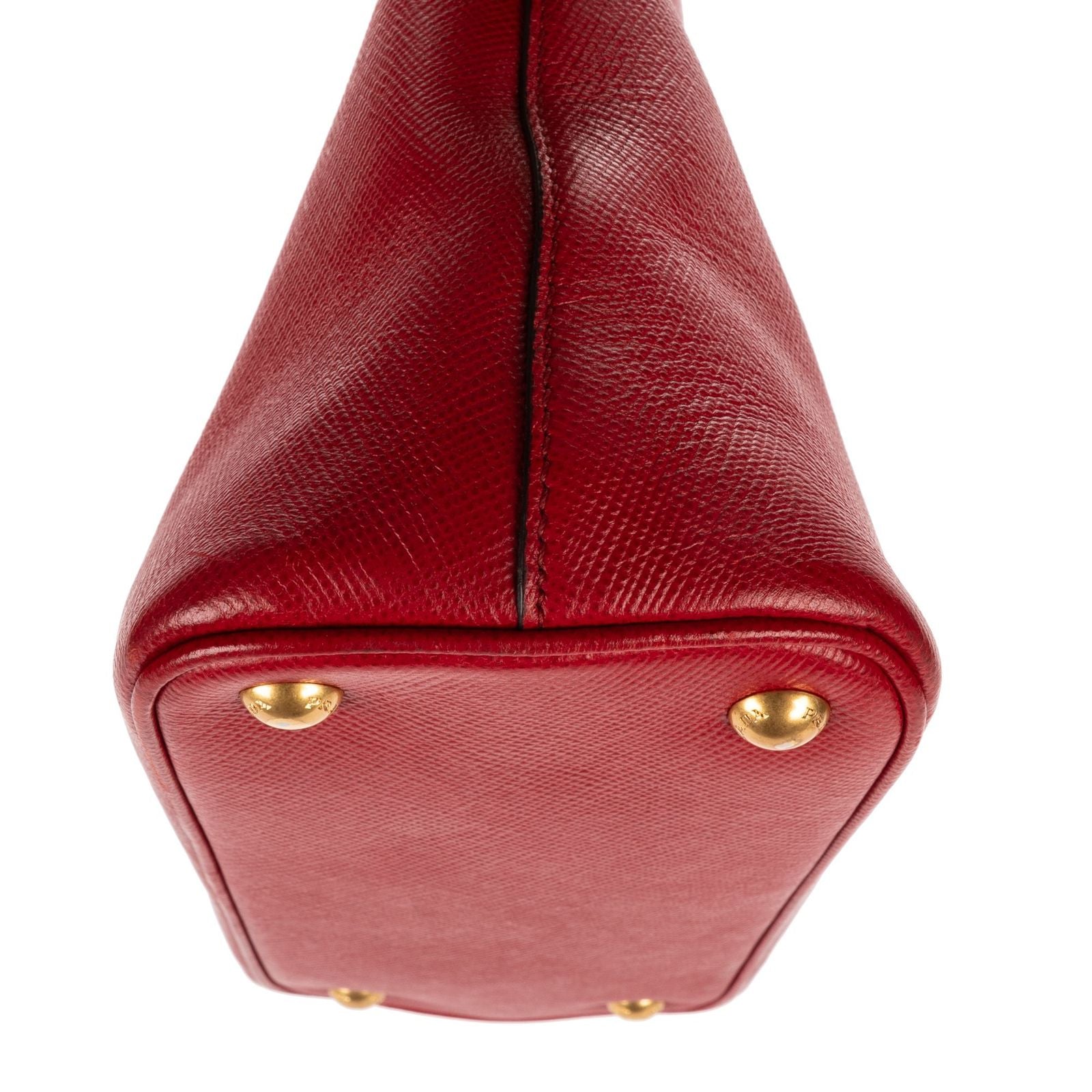 Prada Smo le Zip Promna de Red Viterodino Shoulder — view 8