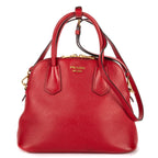 Prada Smo le Zip Promna de Red Viterodino Shoulder