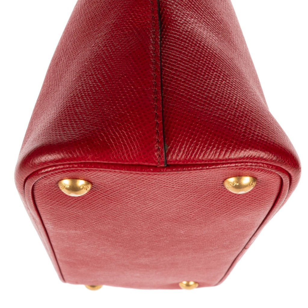 Prada Smo le Zip Promna de Red Viterodino Shoulder — view 7