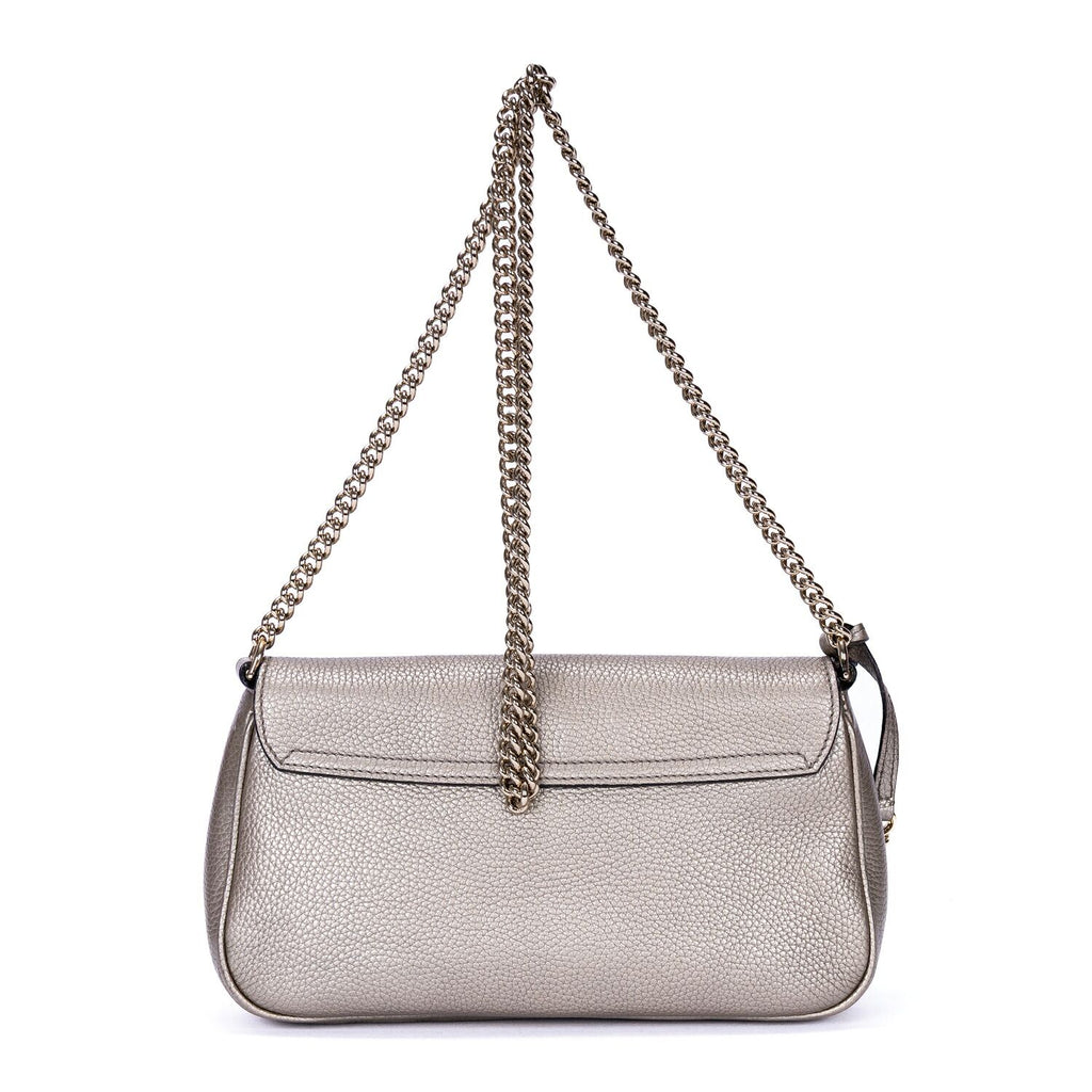 Gucci Chain Shoulder Silver Spike Calfskin Leather — view 5