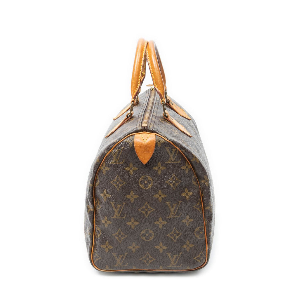 Louis Vuitton Speedy Brown Monogram Canvas Handbag — view 4
