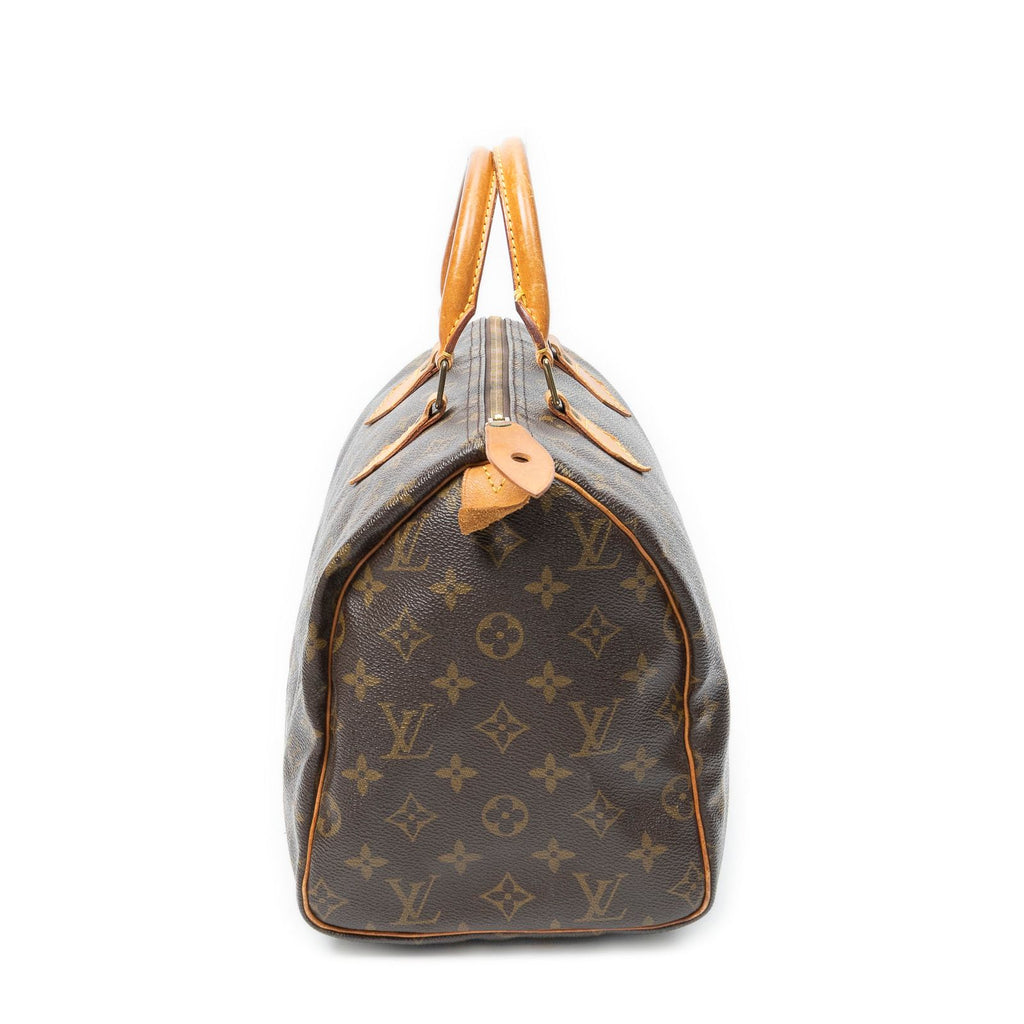 Louis Vuitton Speedy Brown Monogram Canvas Handbag — view 3