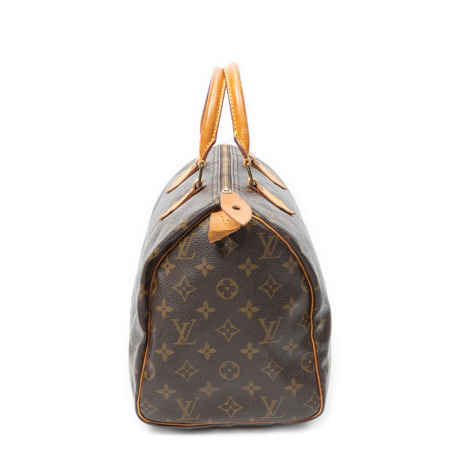 Louis Vuitton Speedy Brown Monogram Canvas Handbag — view 3
