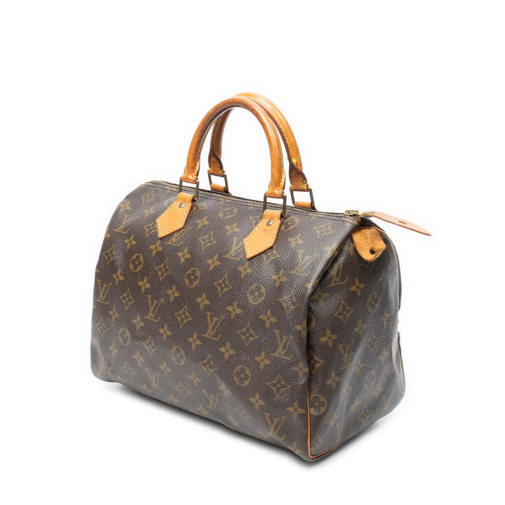 Louis Vuitton Speedy Brown Monogram Canvas Handbag — view 2