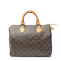 Louis Vuitton Speedy Brown Monogram Canvas Handbag