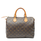 Louis Vuitton Speedy Brown Monogram Canvas Handbag — view 5