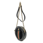 Gucci Mini Web India Crossbody Black Suede Leather — view 2