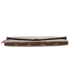 Louis Vuitton Emily Brown Pink Monogram Canvas Wallet — view 6