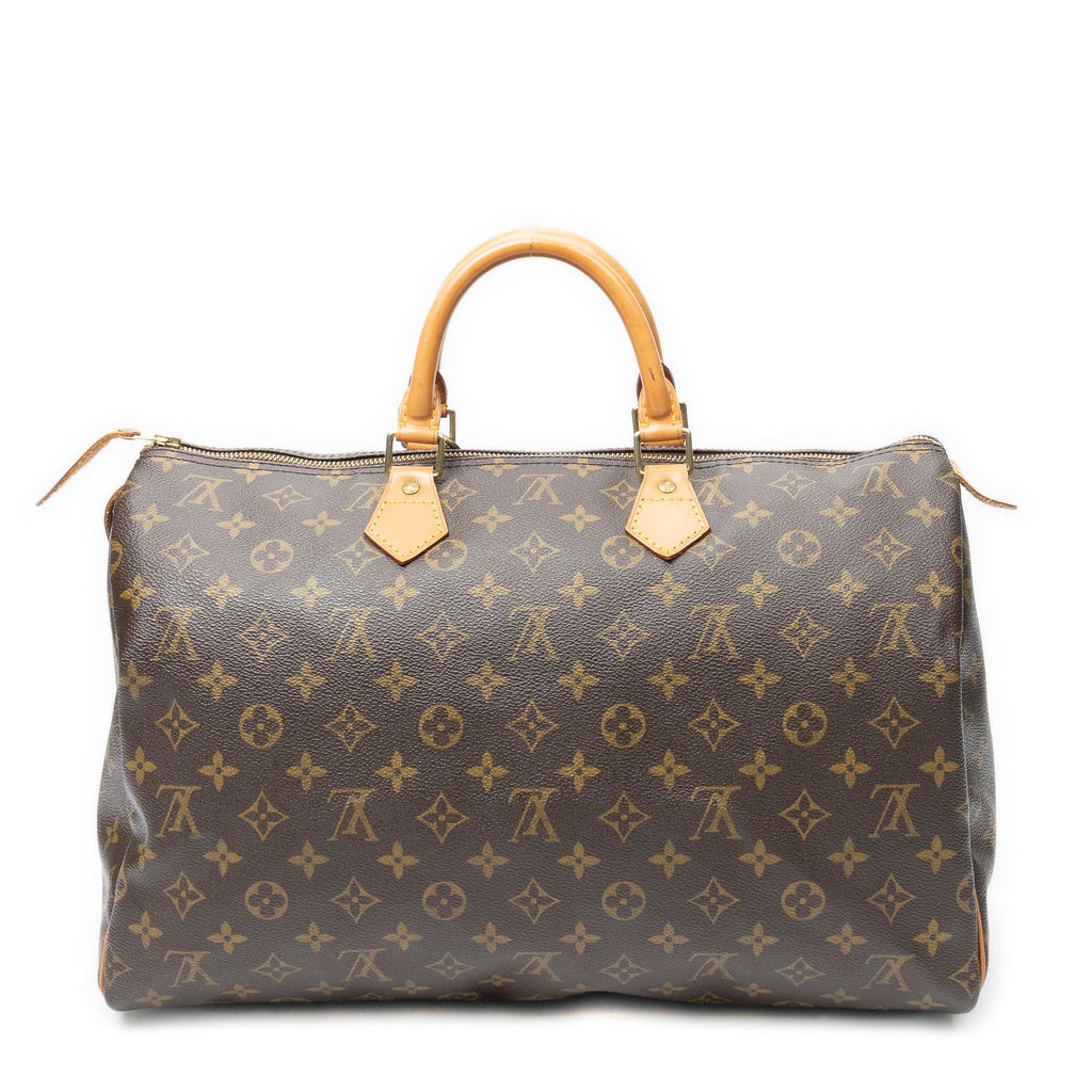Louis Vuitton Speedy Brown Monogram Canvas Handbag — view 5
