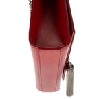 Saint Laurent Midi Amkeit Red Gray Nde Poudre Leather Shoulder — view 8