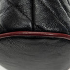 Gucci GG Marmont Torchon Bucket Bag Black Matelasse Calfskin — view 7