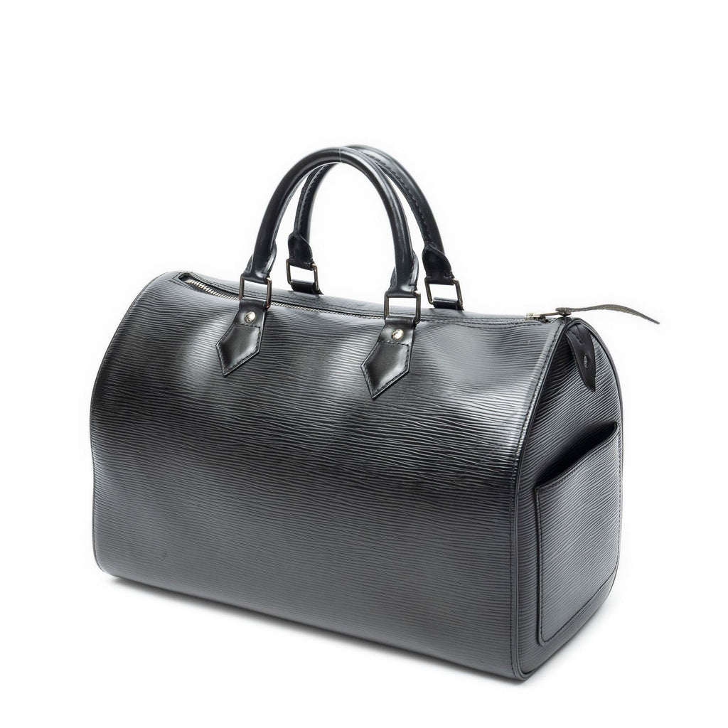 Louis Vuitton Speedy Black Epi Handbag — view 2