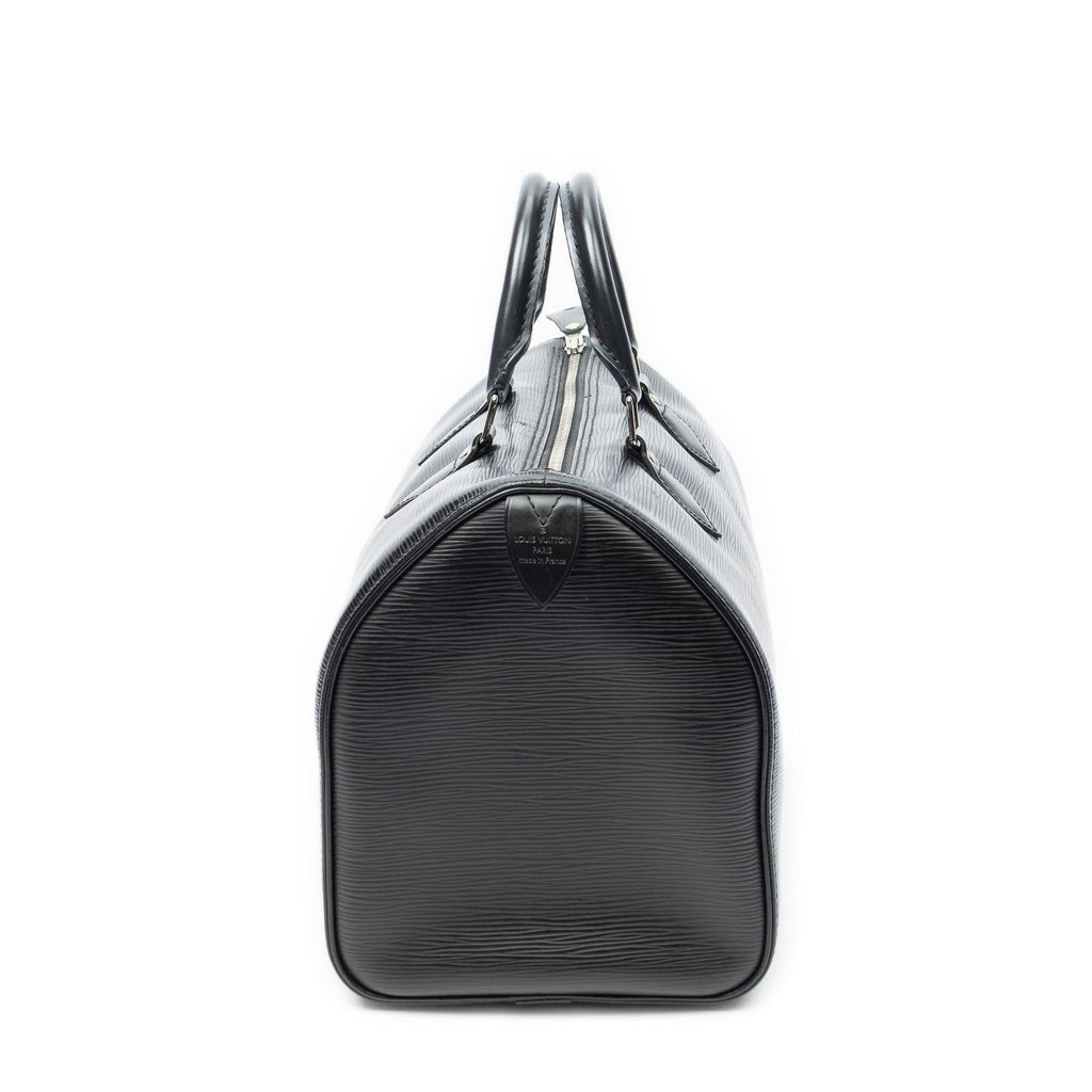 Louis Vuitton Speedy Black Epi Handbag — view 4