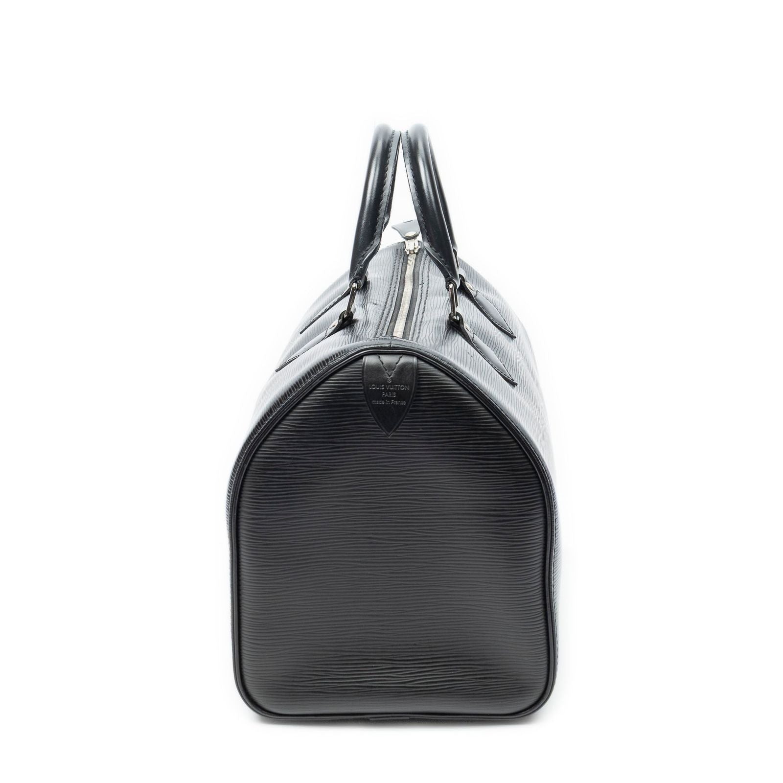 Louis Vuitton Speedy Black Epi Handbag — view 4