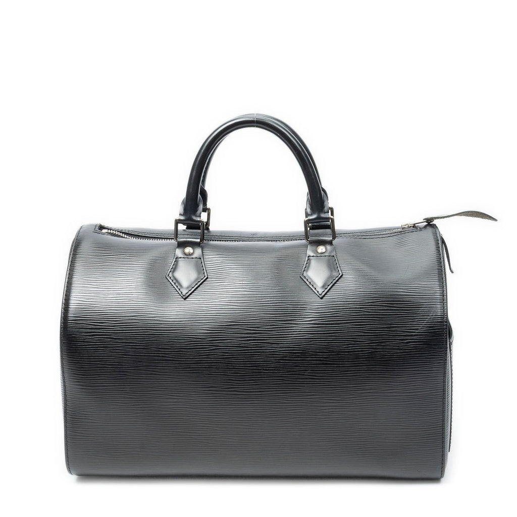 Louis Vuitton Speedy Black Epi Handbag
