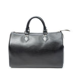 Louis Vuitton Speedy Black Epi Handbag