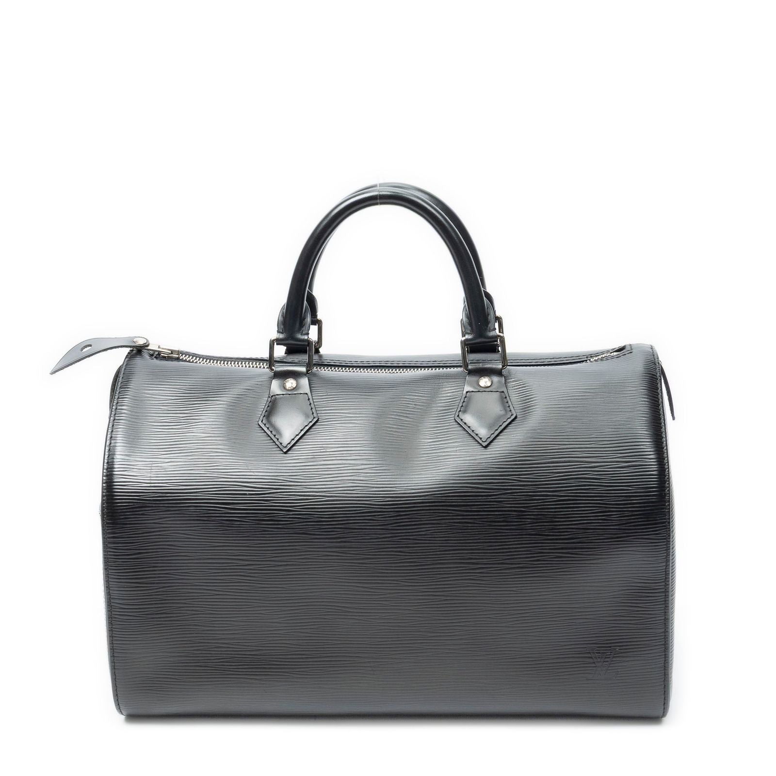 Louis Vuitton Speedy Black Epi Handbag — view 5