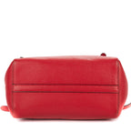 Prada Zip Top Handle Red Vitello Daino Grained Calfskin Leathera — view 6