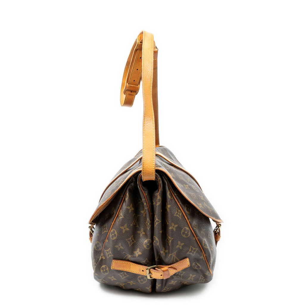 Louis Vuitton Saumur Brown Monogram Canvas — view 3