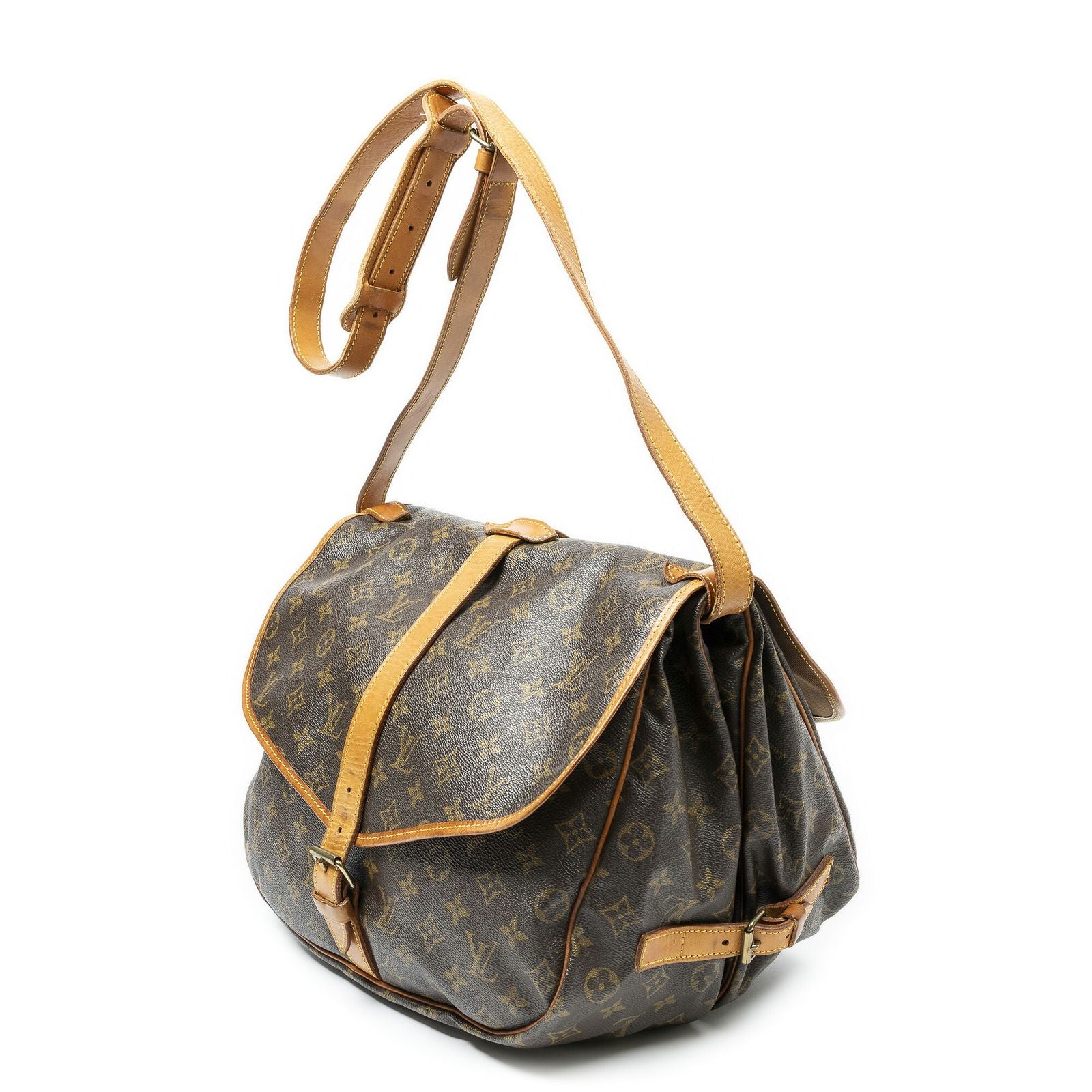 Louis Vuitton Saumur Brown Monogram Canvas — view 2