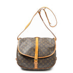Louis Vuitton Saumur Brown Monogram Canvas — view 5