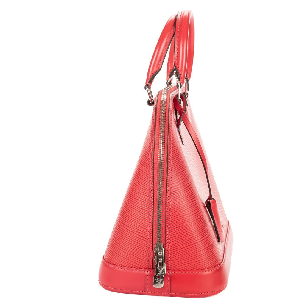 Louis Vuitton Alma Pink Epi Handbag — view 4