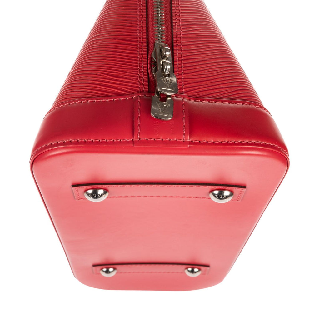 Louis Vuitton Alma Pink Epi Handbag — view 8