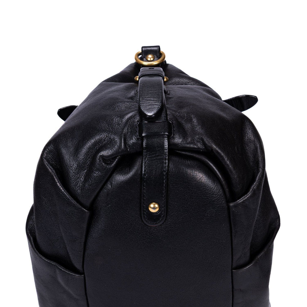 Prada Satchel 2-Way Black Calfskin Leather — view 8