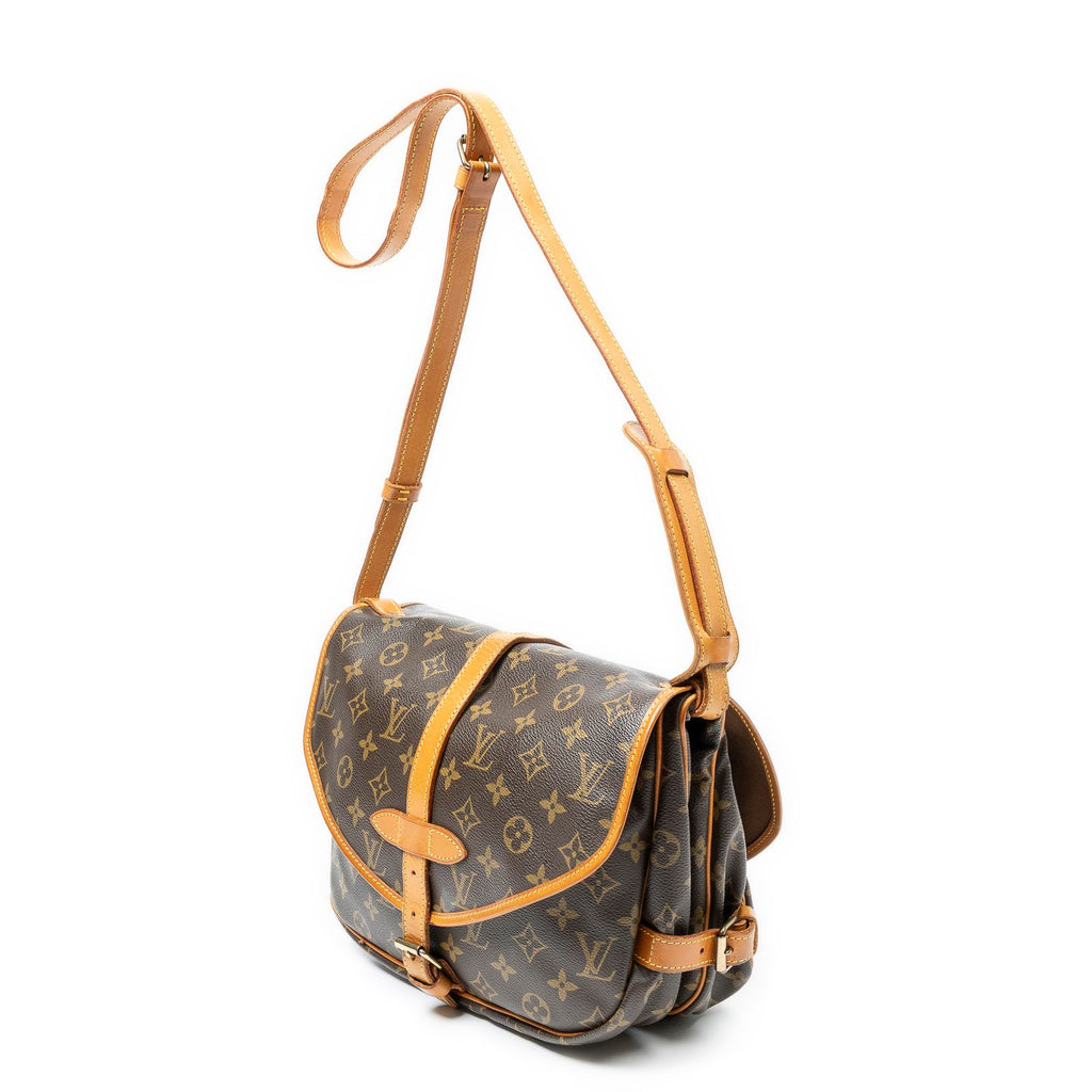 Louis Vuitton Saumur Brown Monogram Canvas — view 2