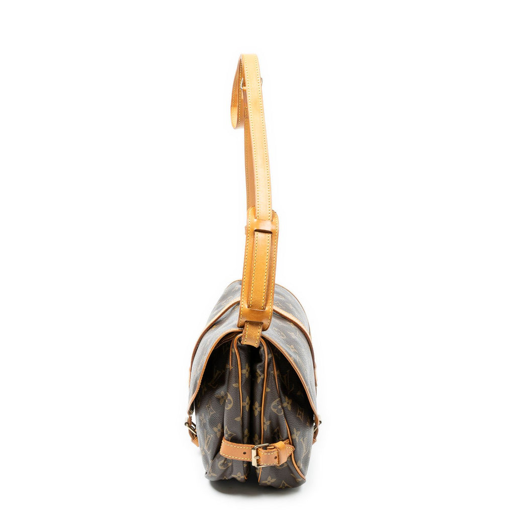Louis Vuitton Saumur Brown Monogram Canvas — view 3
