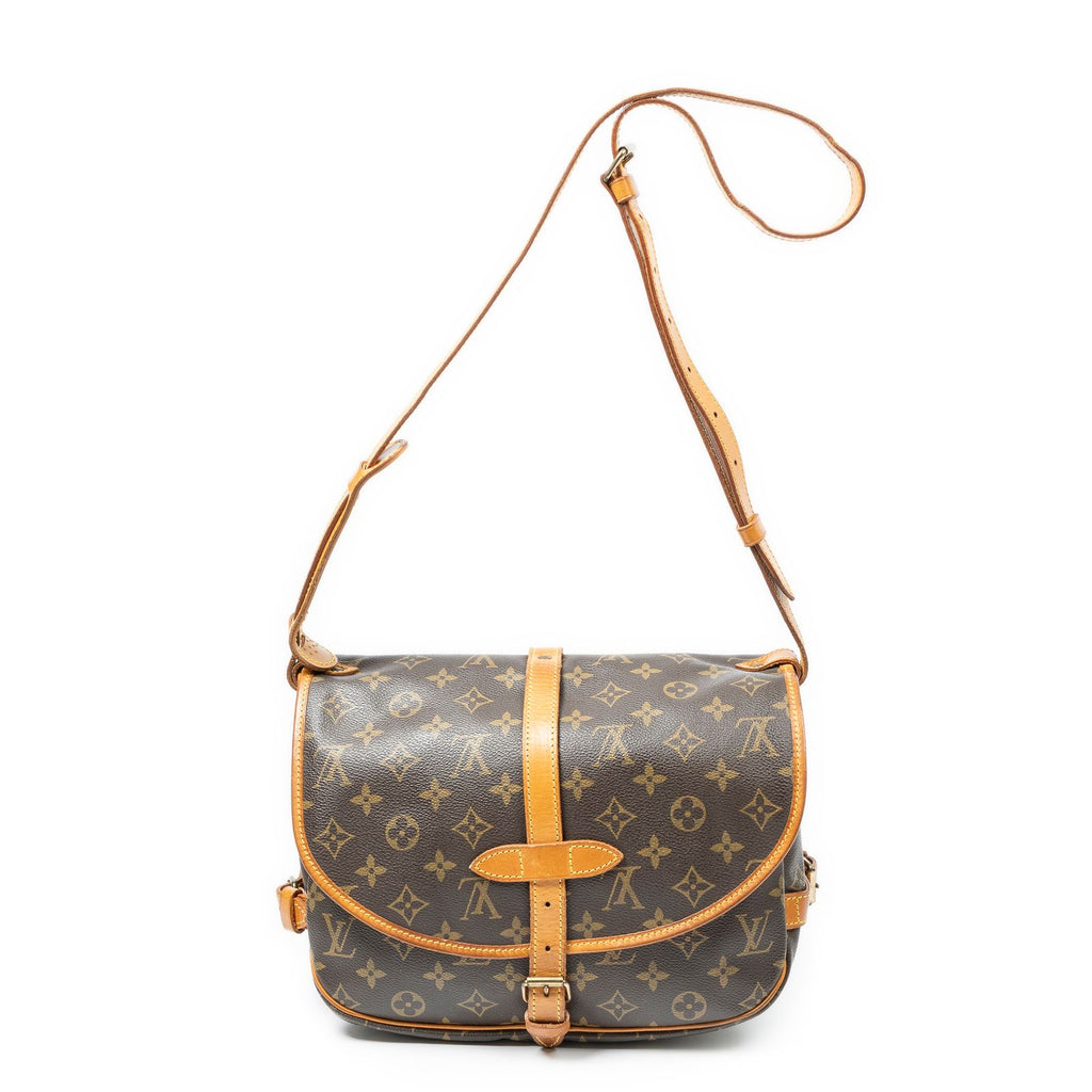 Louis Vuitton Saumur Brown Monogram Canvas — view 5