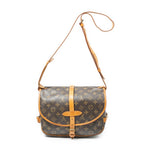 Louis Vuitton Saumur Brown Monogram Canvas — view 5