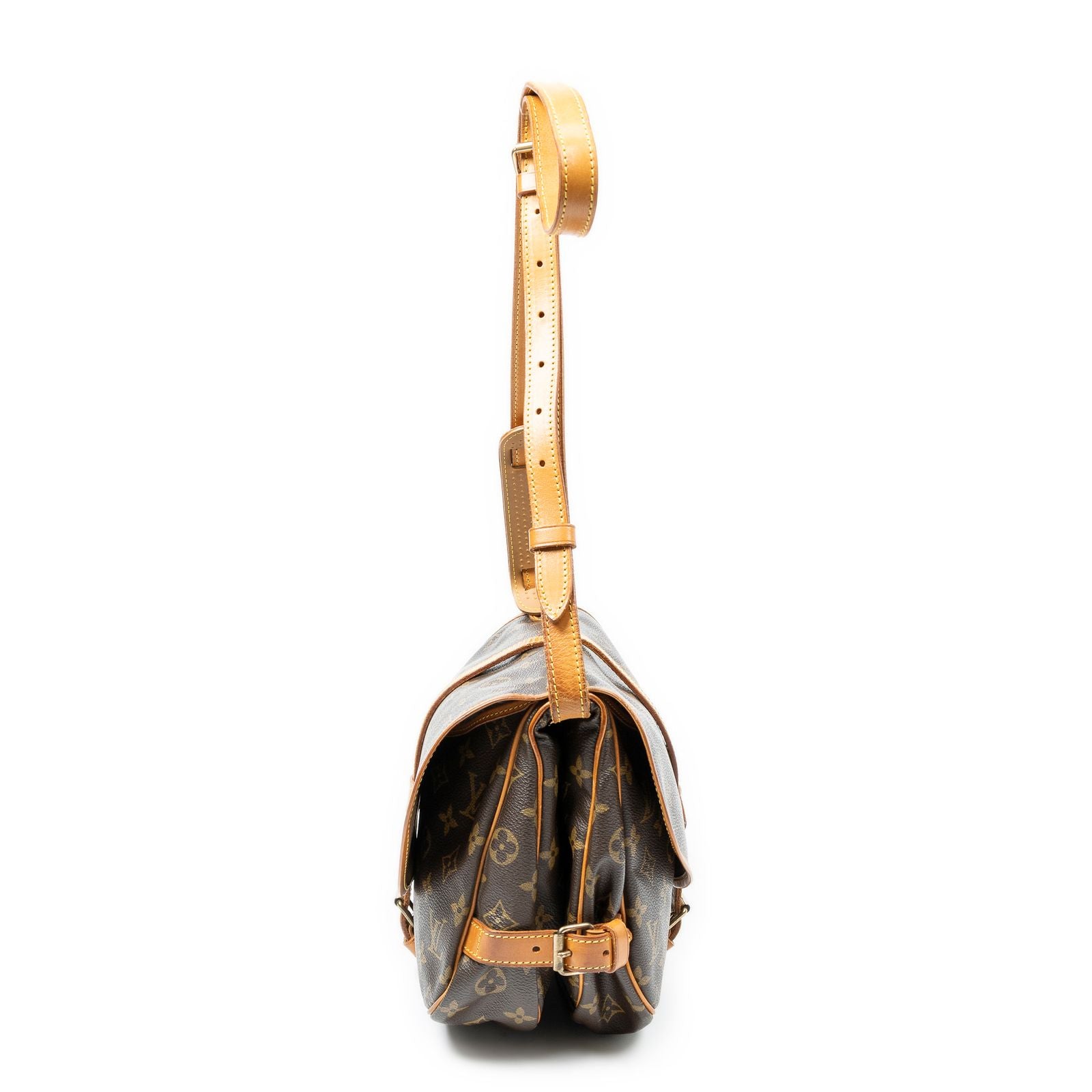 Louis Vuitton Saumur Brown Monogram Canvas — view 4